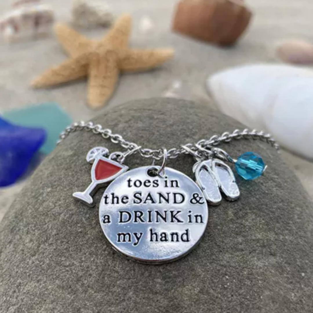 Collier Beach Club en argent