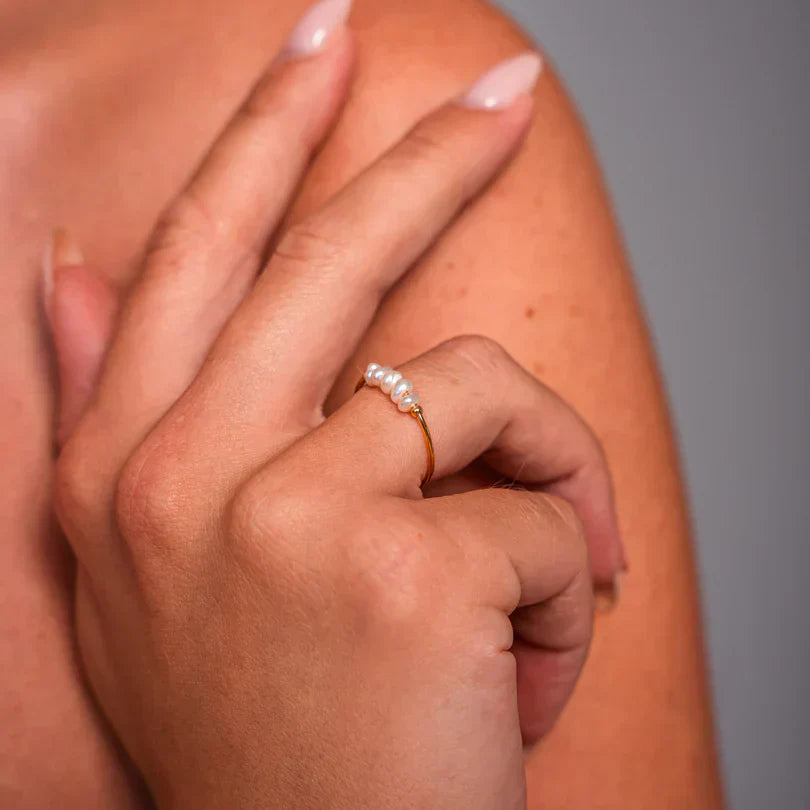 Mini anillo de perla