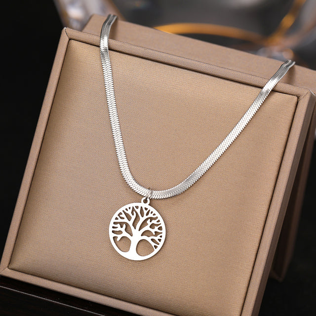 Pendentif Arbre de Vie en or et argent