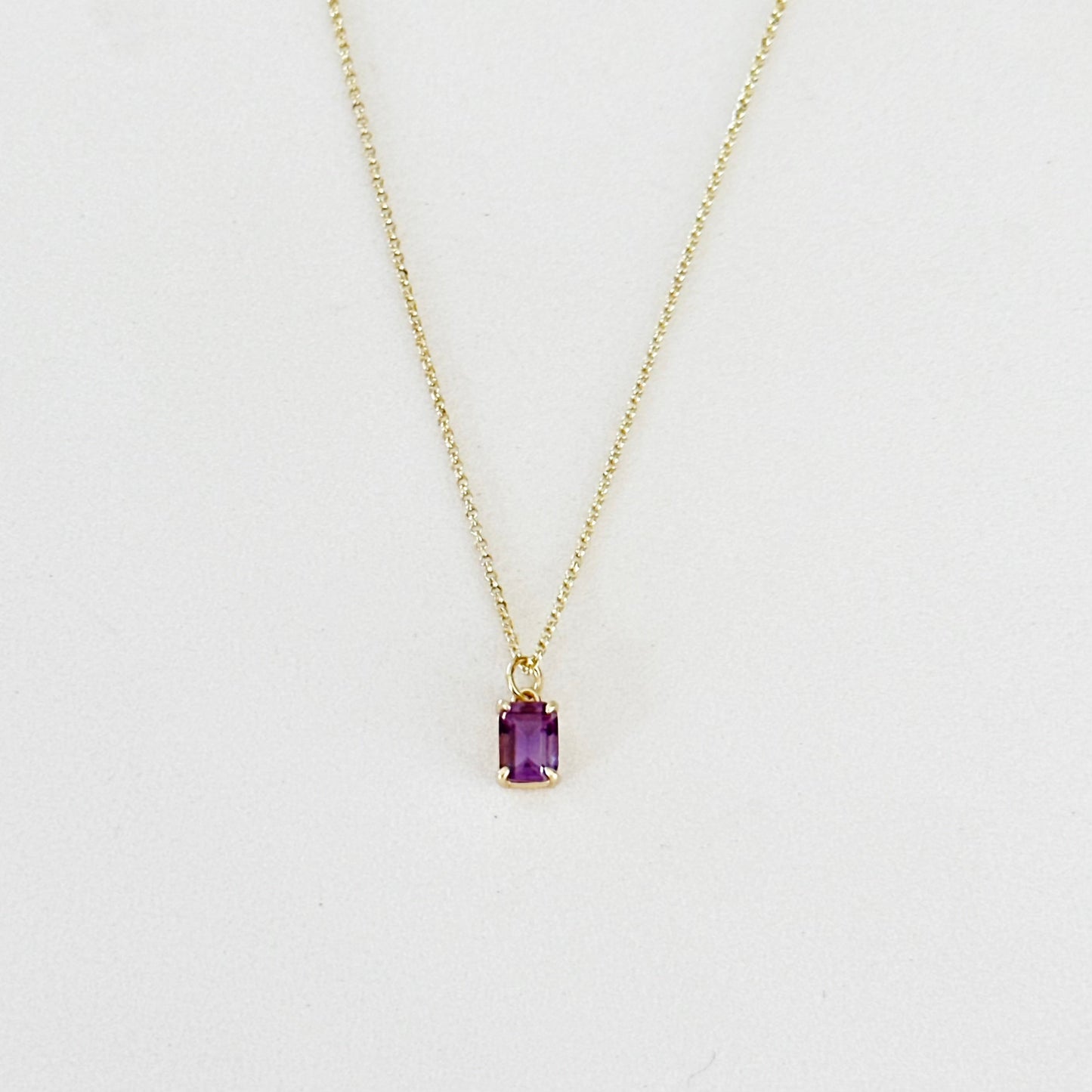 Collier Baguette Violetta Améthyste