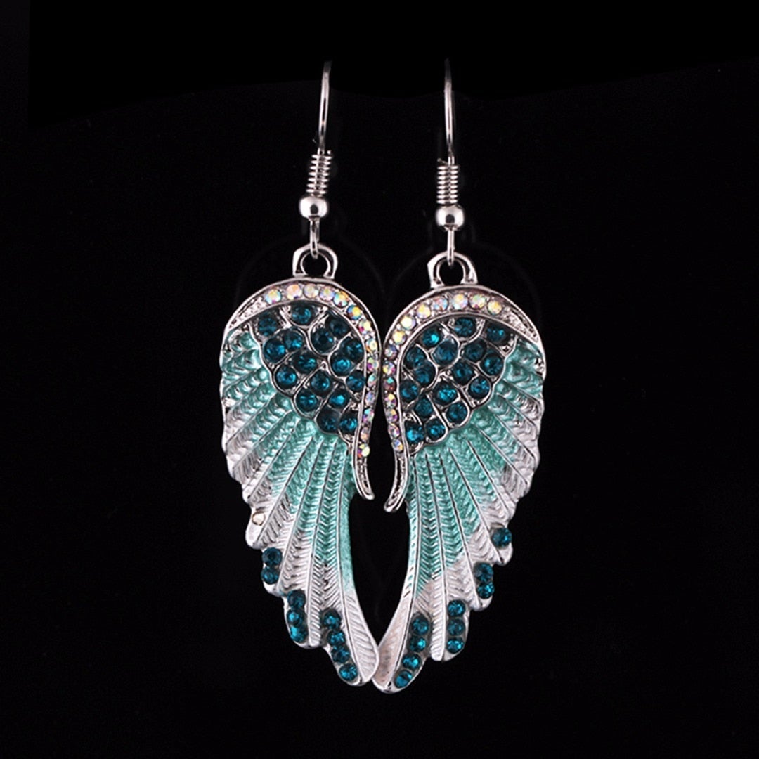 Boucles d'oreilles ange en cristal