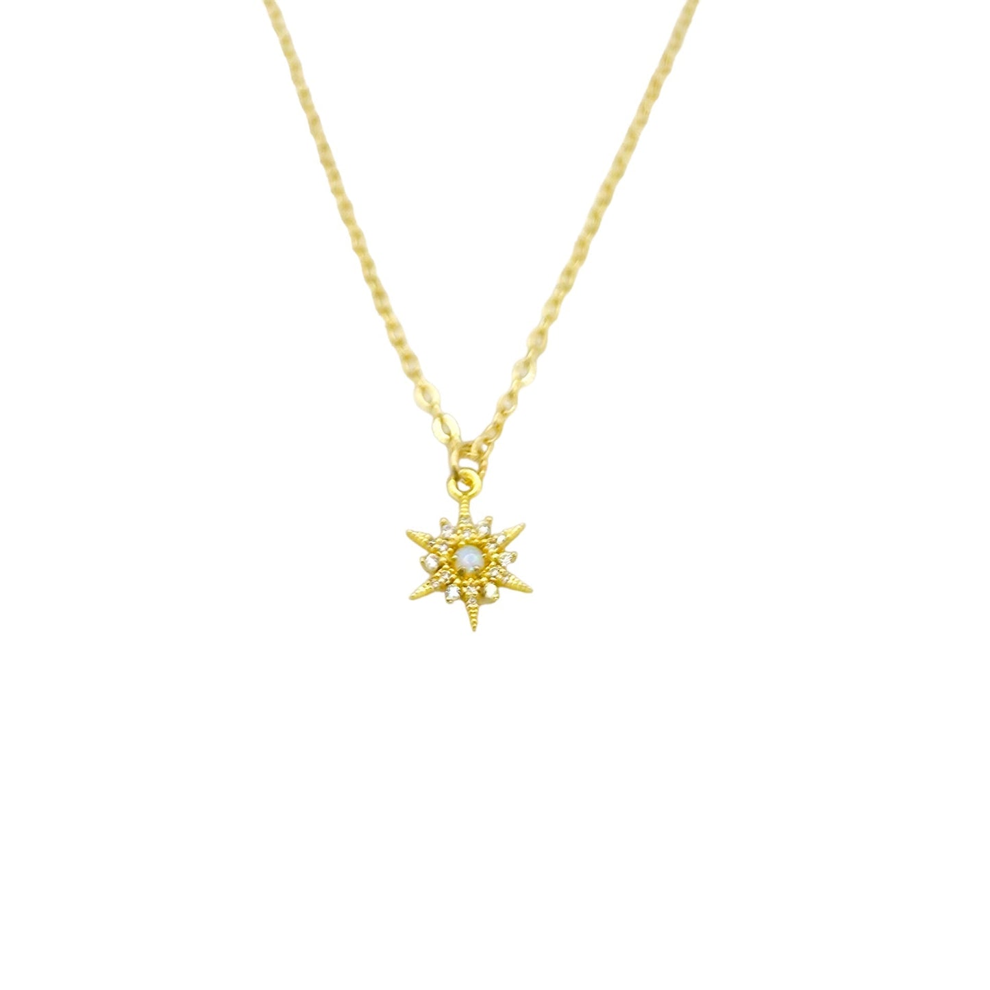 Collier étoile en opale Stellina
