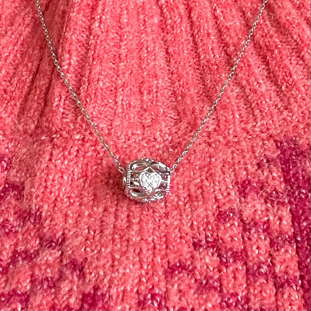 Collier coeur infini Karissa