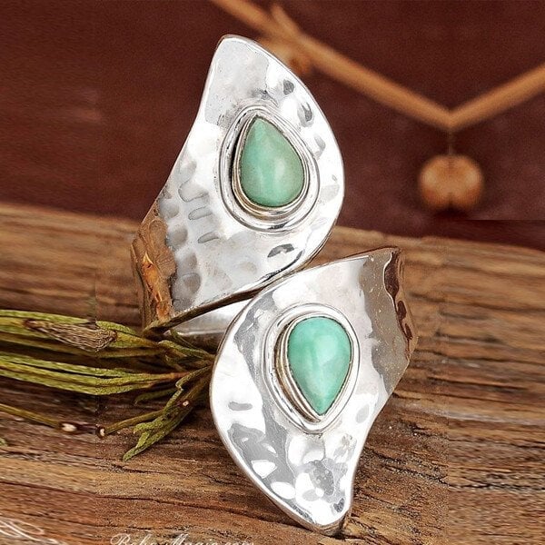 Bague turquoise style western