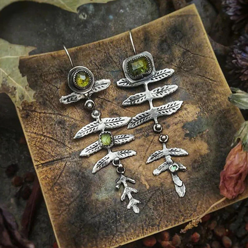 Pendientes Vintage Nature en Plata