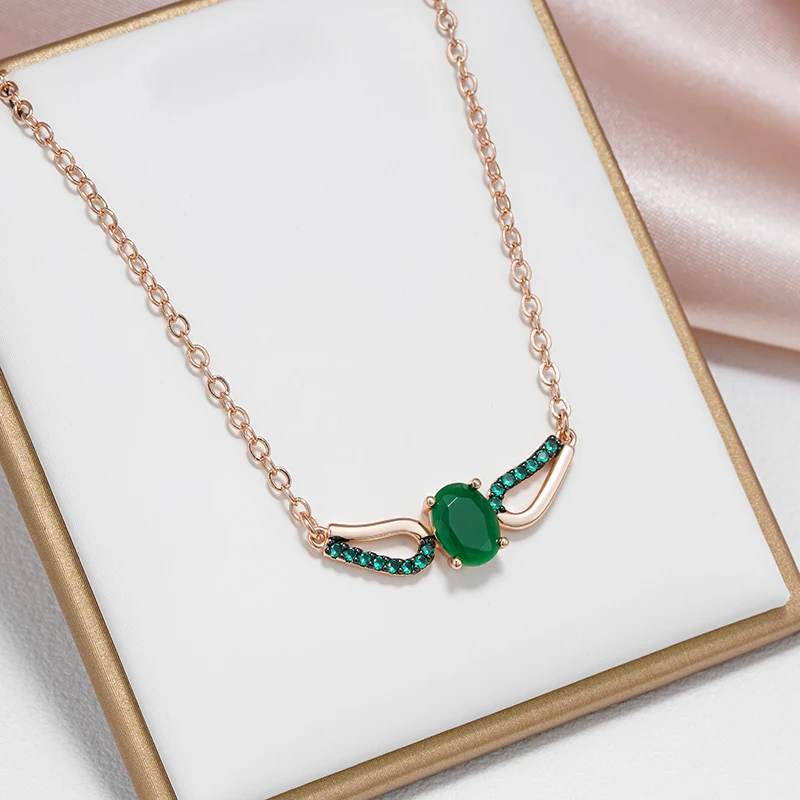 Collier élégant vert Snitch