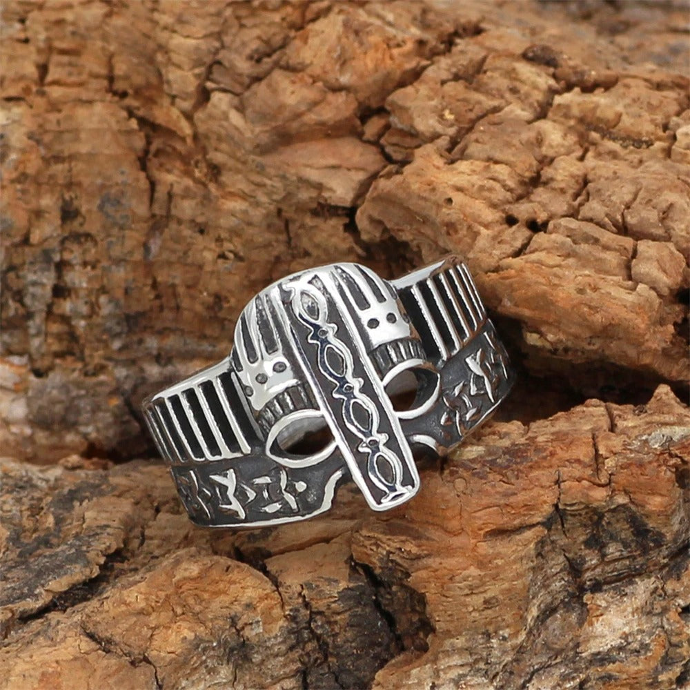 Vintage Viking Warrior Helmet Ring