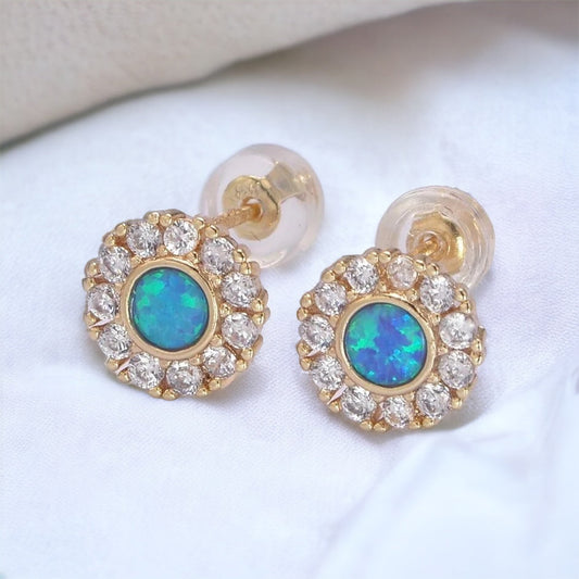 Boucles d'oreilles Concetta en opale
