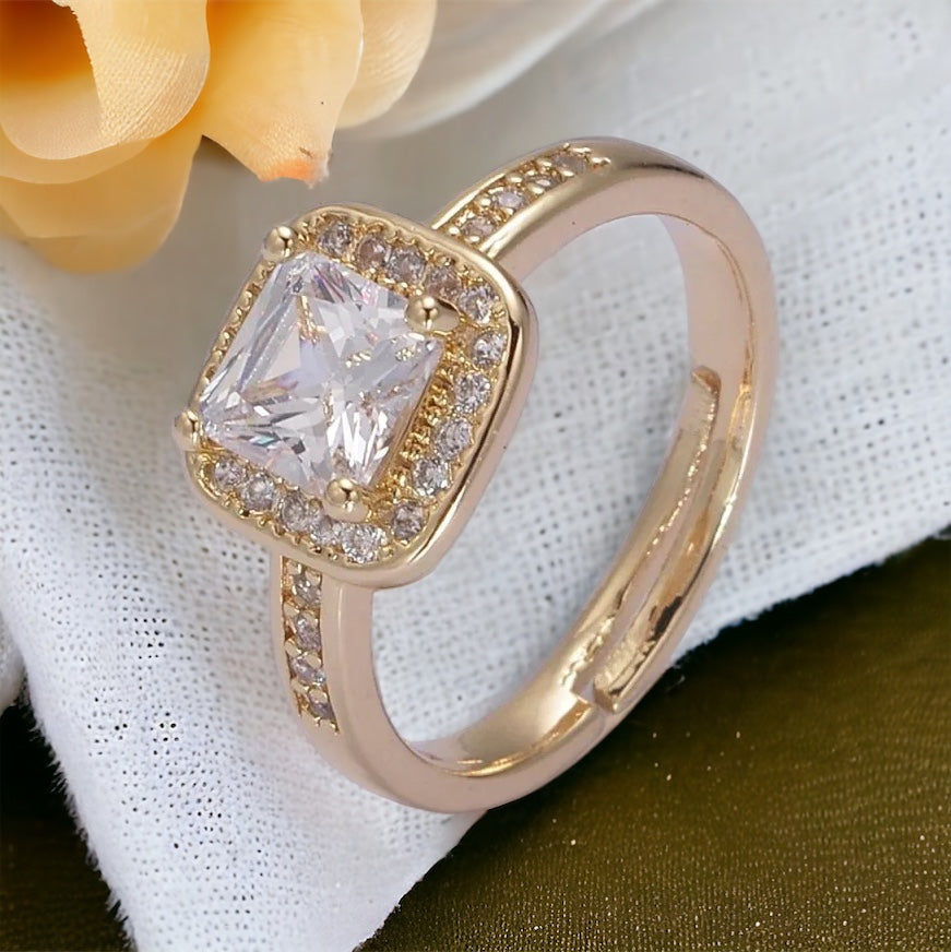 Bague de promesse solitaire Contessa