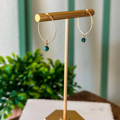 Oria Mini Sparkle Hoop Earrings
