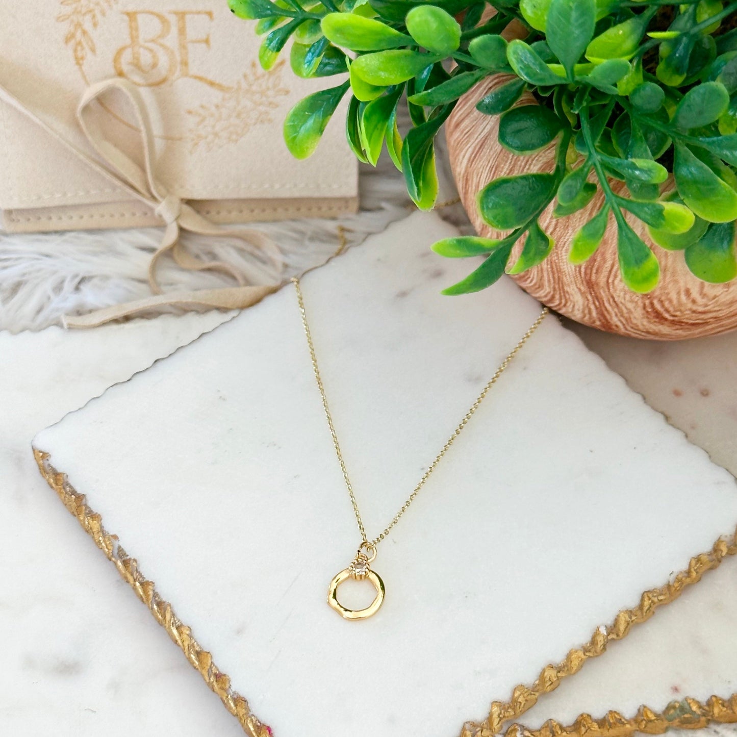 Jenah Open Circle Necklace
