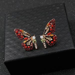Boucles d'oreilles papillon en édition limitée avec incrustation de zircone 