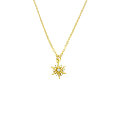 Collier étoile en opale Stellina
