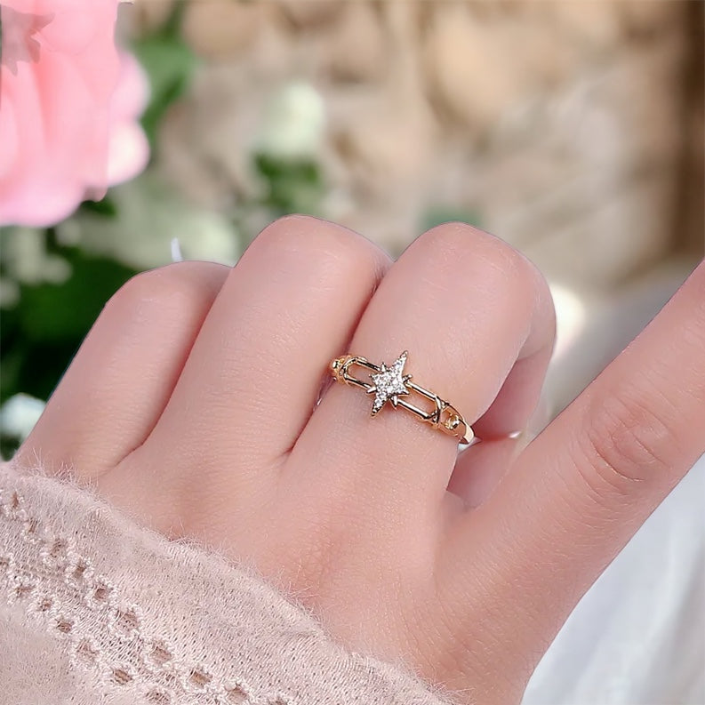 Bague Clarissa North Star - Or ou argent