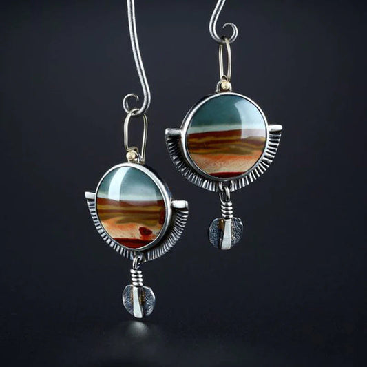 Boucles d'oreilles de style ethnique créatif 