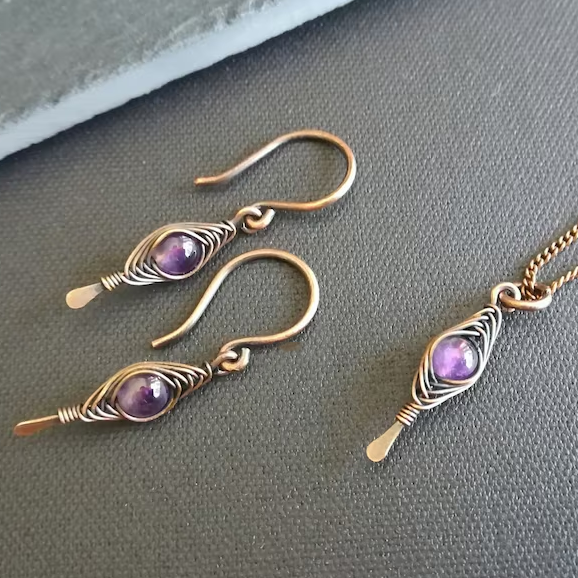 Conjunto morado vintage 